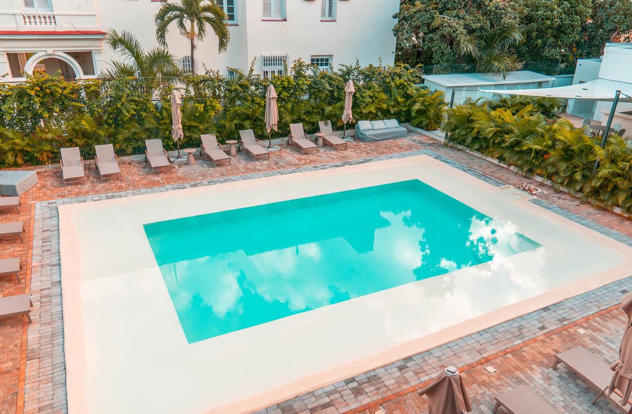 vista piscina