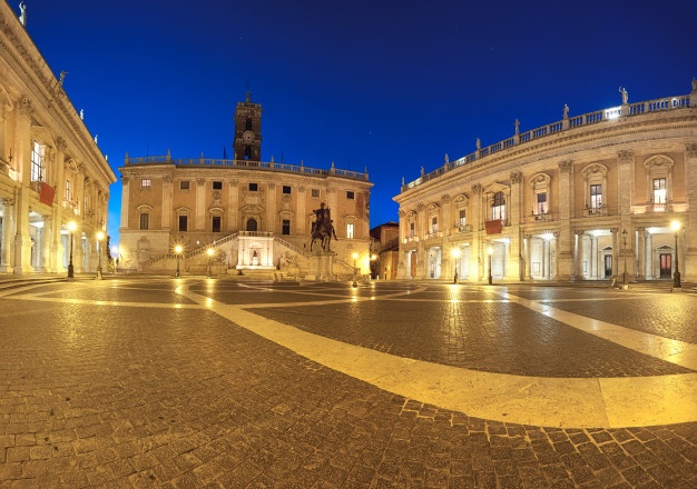 panorama piazza campidoglio colina capitolina roma 87646 876