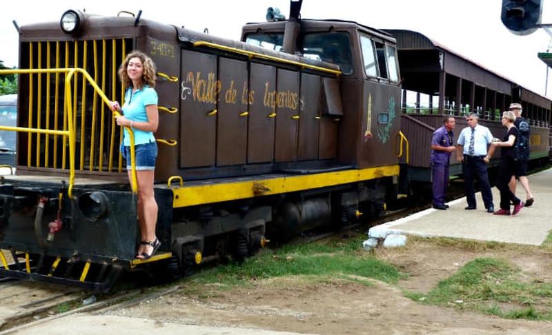 tren turistico foto escambray