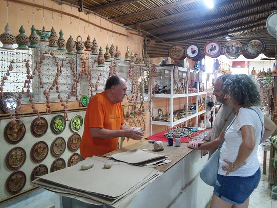 visiting the workshop