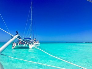 catamaran at pilar beach