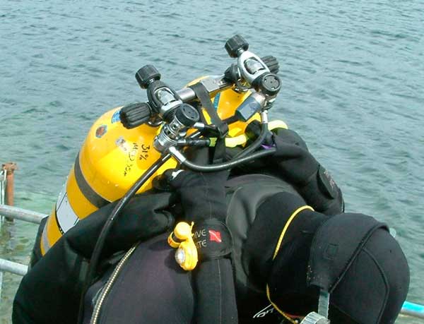 botella de buceo mantenimiento javea